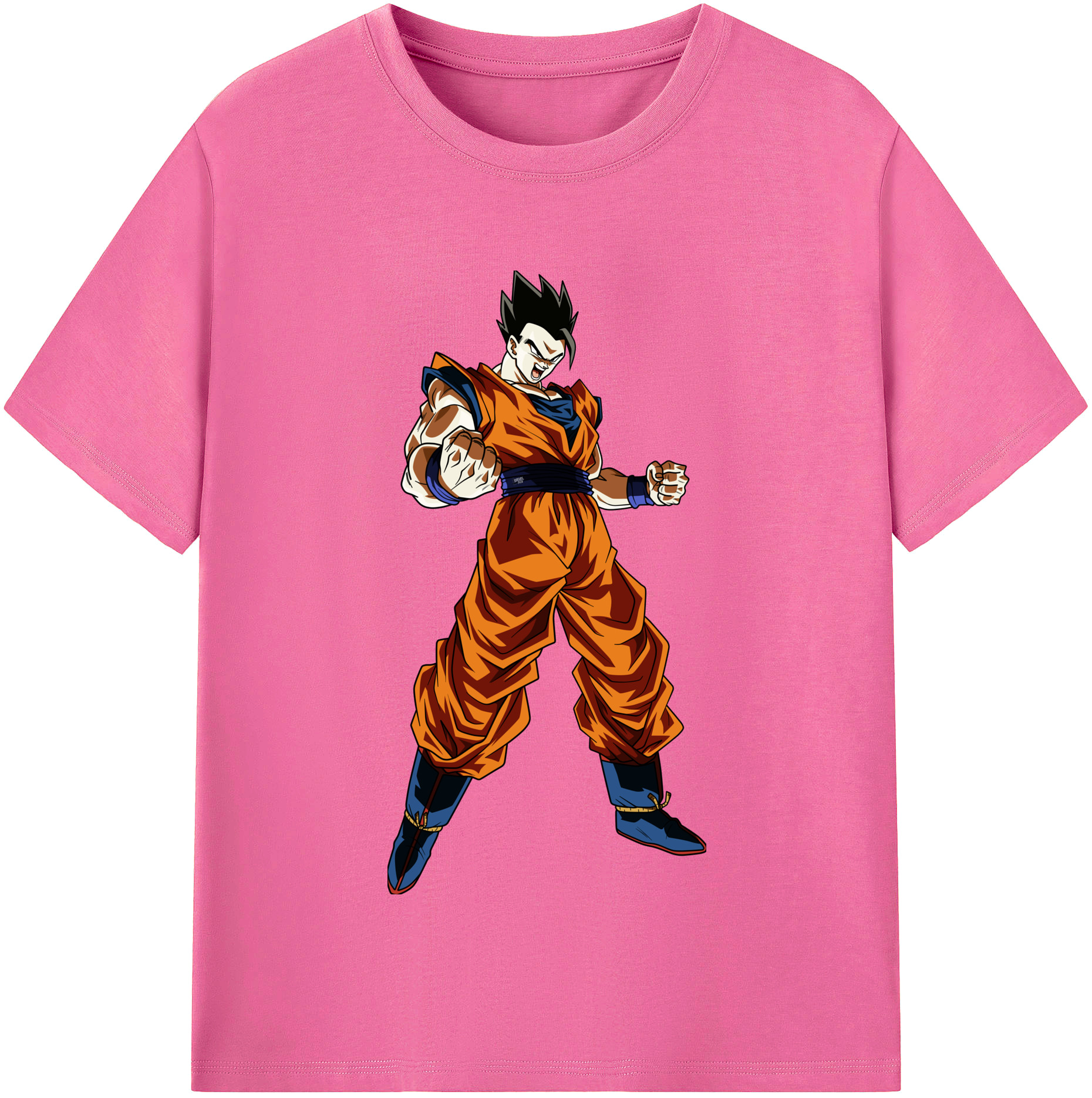 （画像用） ドラゴンボール 孫 悟飯（そんごはん）DRAGON BALL Son Gohan レディースカジュアルプリントTシャツ（綿100％）